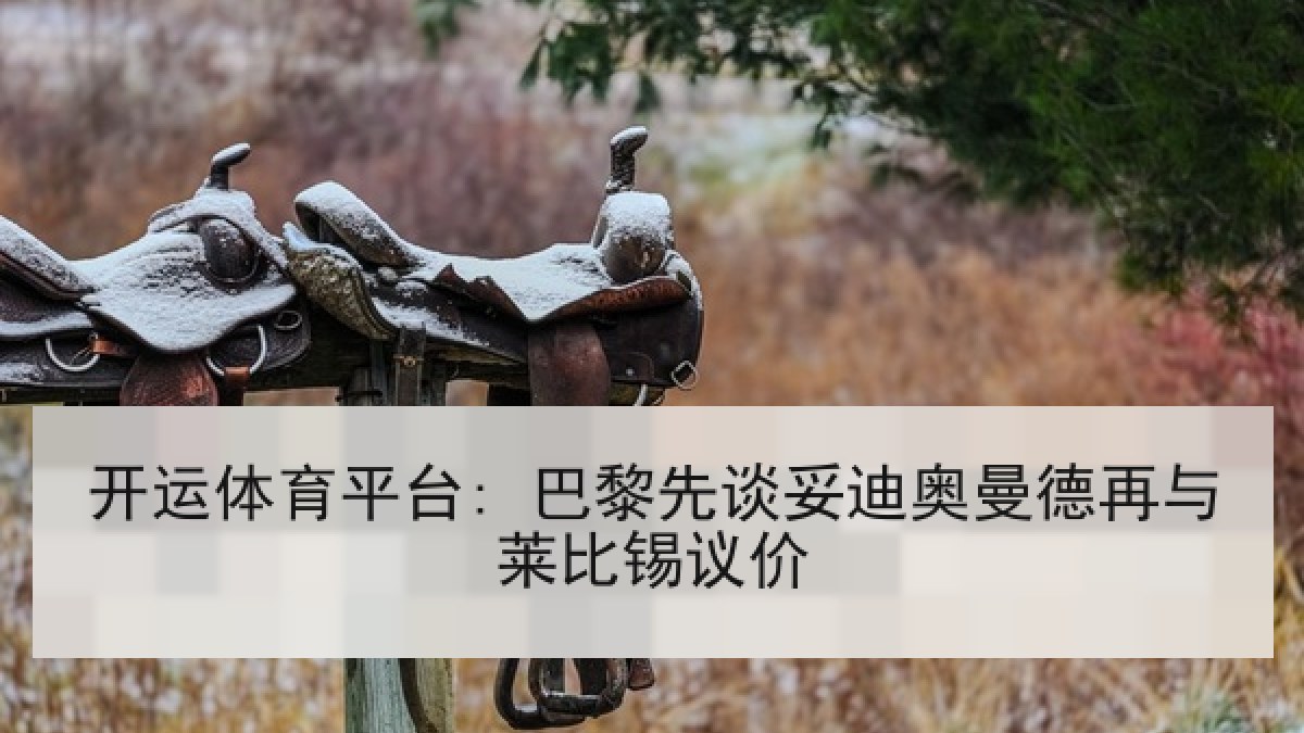 开运体育平台: 巴黎先谈妥迪奥曼德再与莱比锡议价